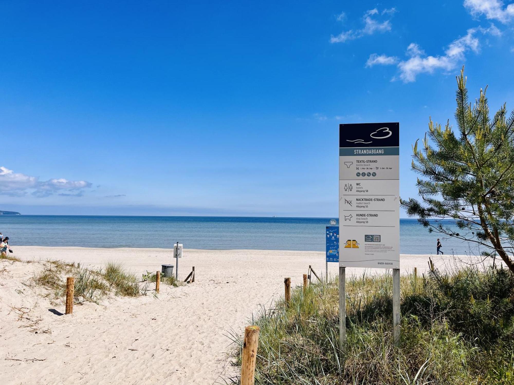 Ferienwohnung Domizil Am Meer Haus Arkona Prora Binz Exteriér fotografie